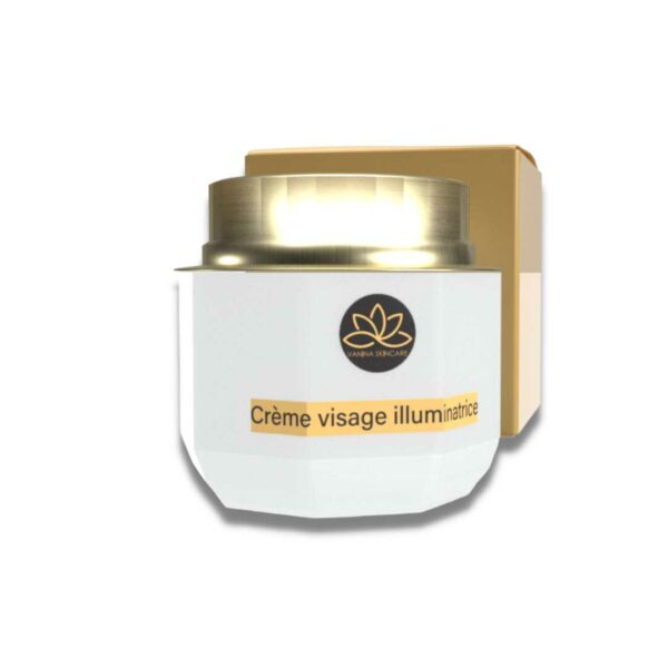 Crème visage illuminatrice - Peau réparée et lumineuse