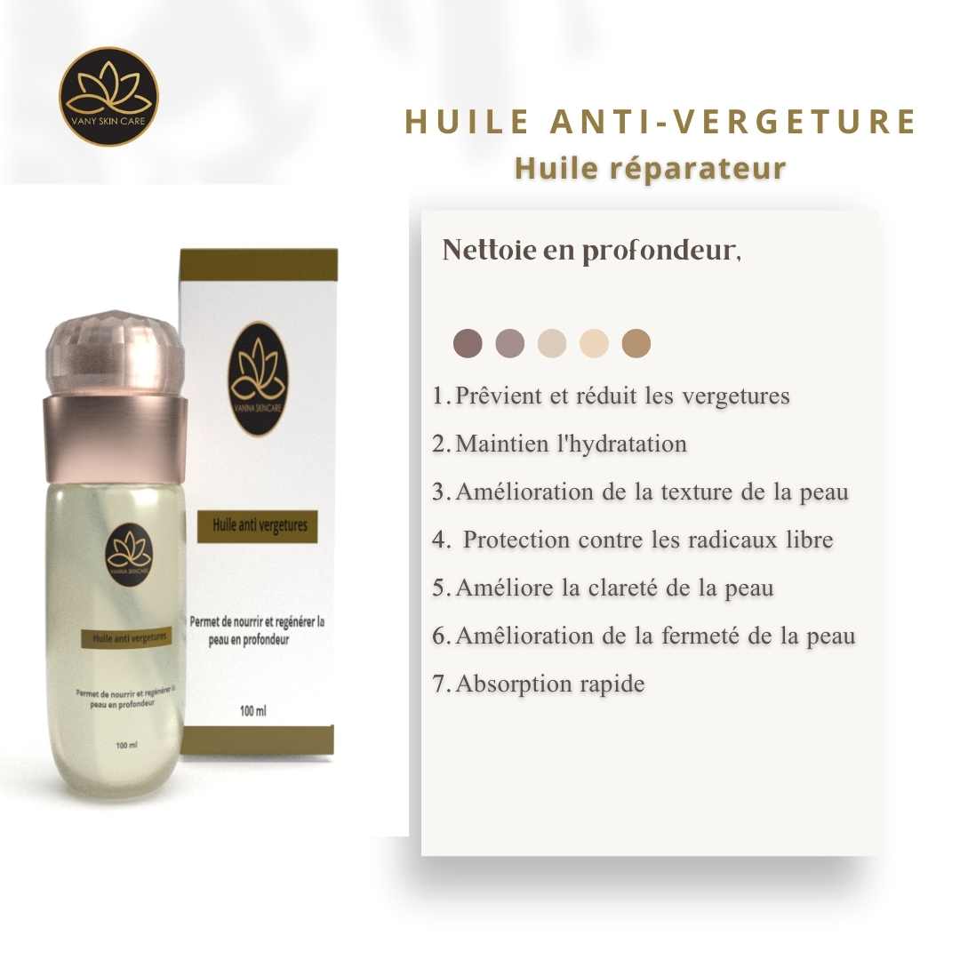 Huile Précieuse Anti Vergetures - 100 ml